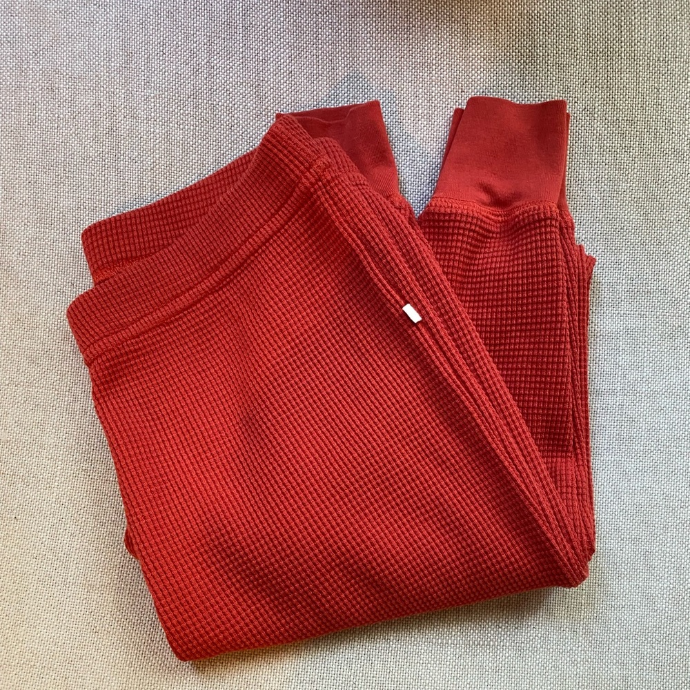 Shop Noble Waffle pajama pants L - Paprika